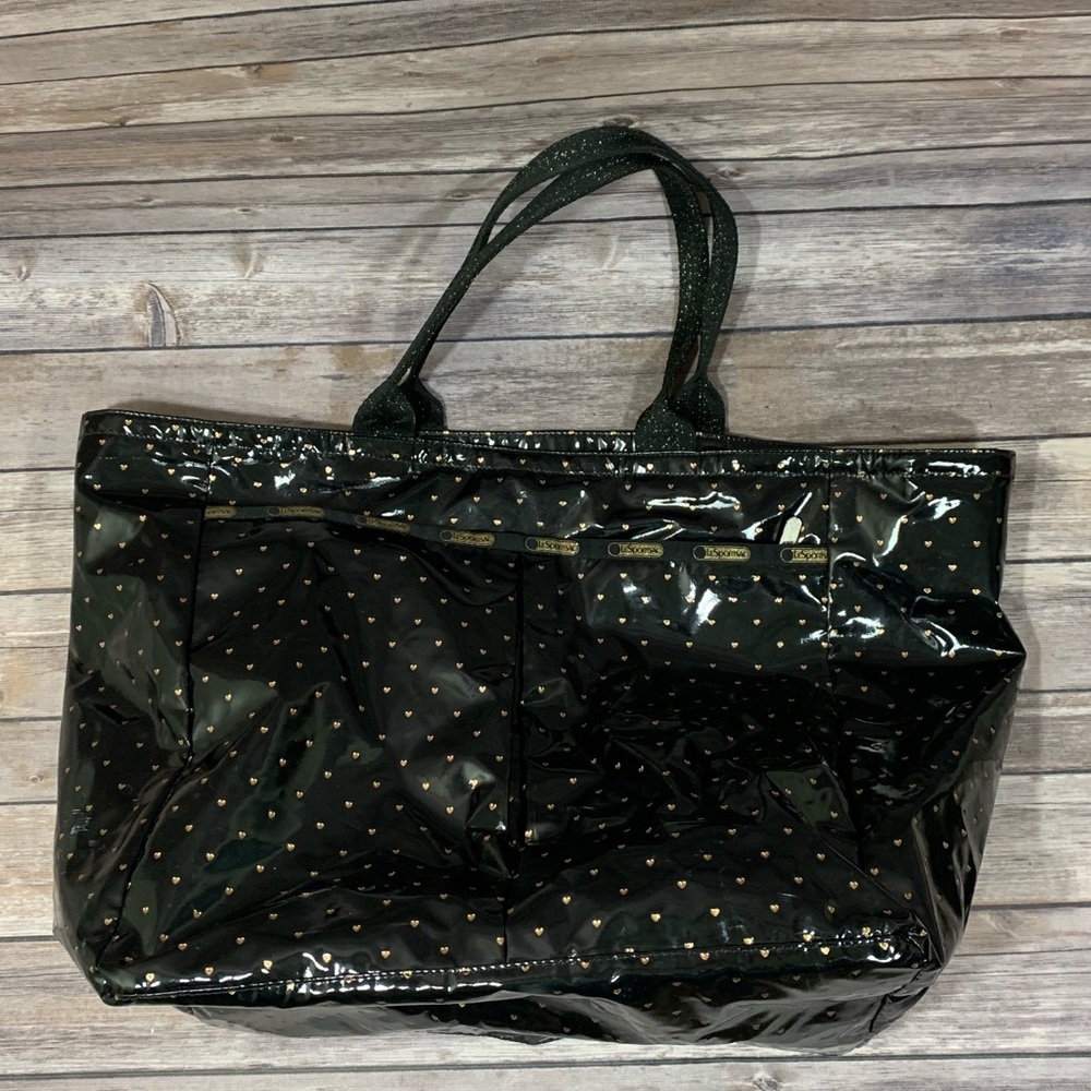 🔥LeSportsac Black Large Tote